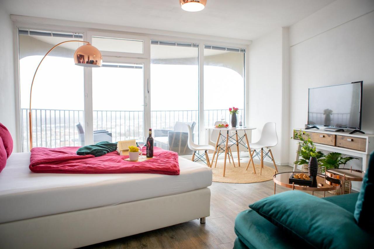 Modernes Apartment Mit Tollem Blick Ueber Die Stadt Augsburg Exteriér fotografie