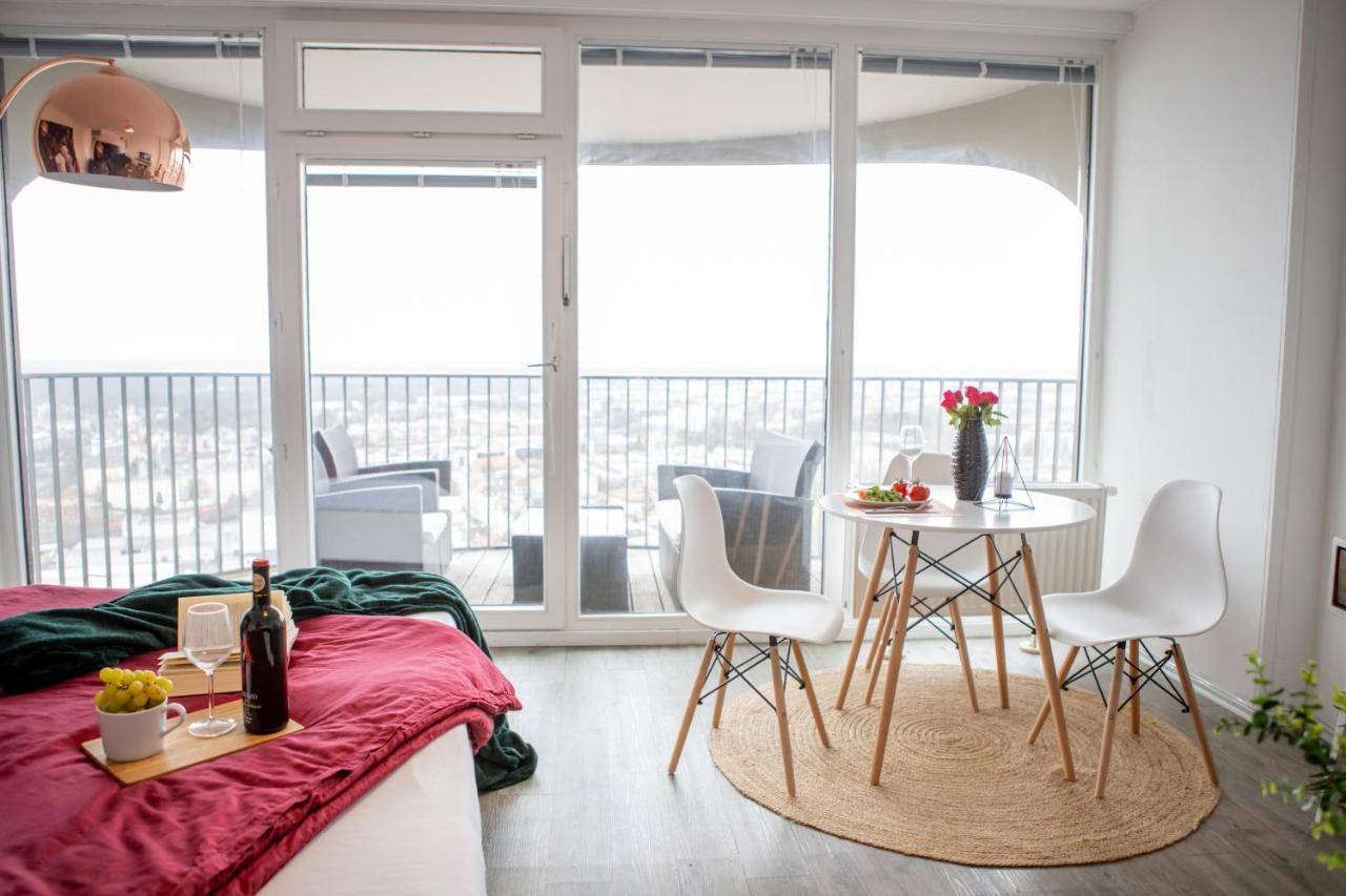 Modernes Apartment Mit Tollem Blick Ueber Die Stadt Augsburg Exteriér fotografie